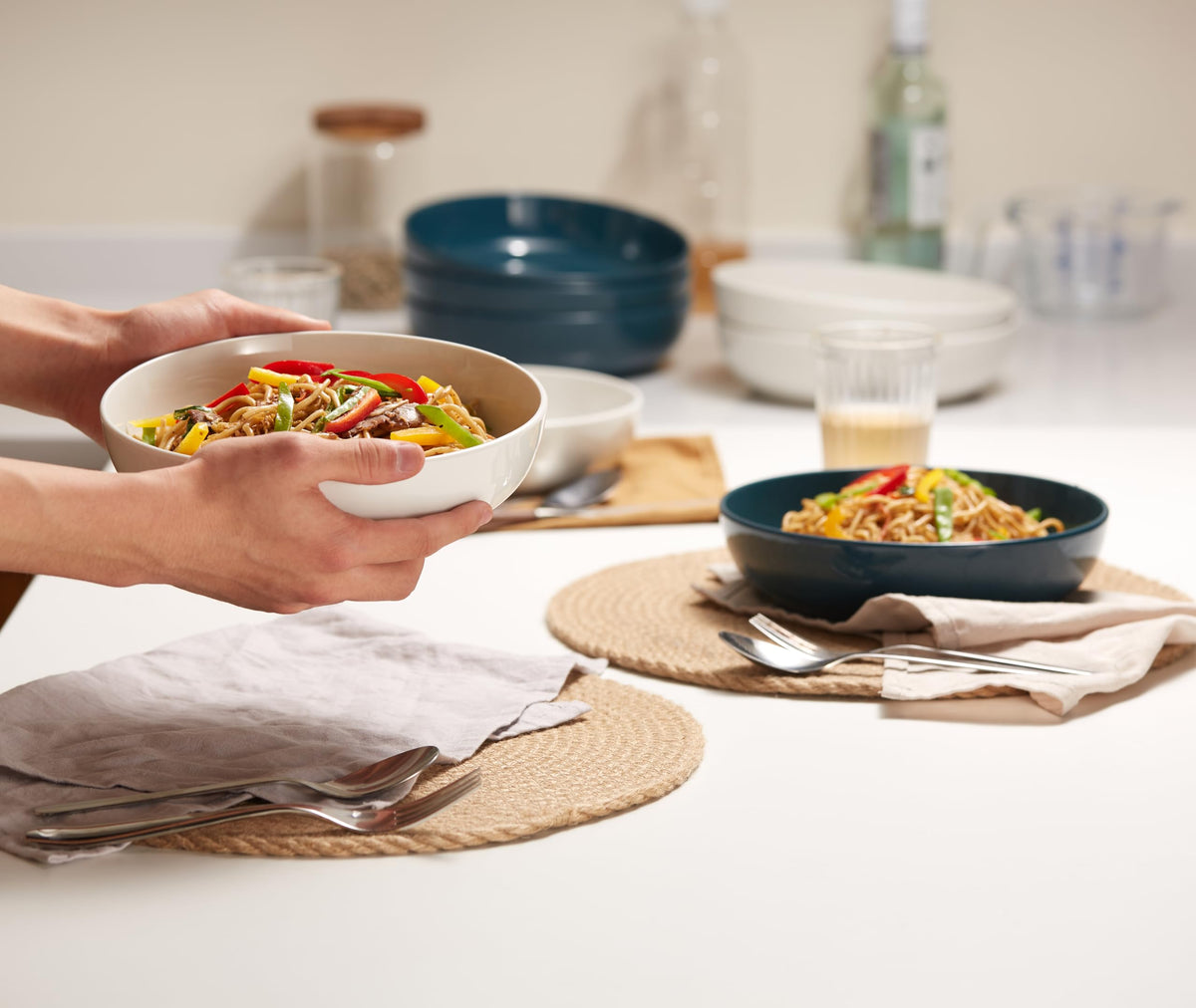 KooK bowls with 40-ounce capacity for generous servings
