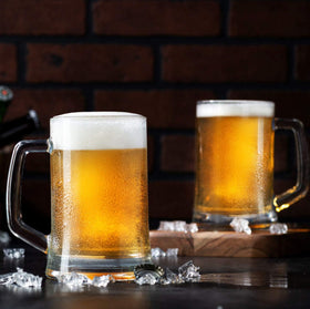 KooK beer mugs cooled for a refreshing chill and versatile serving.