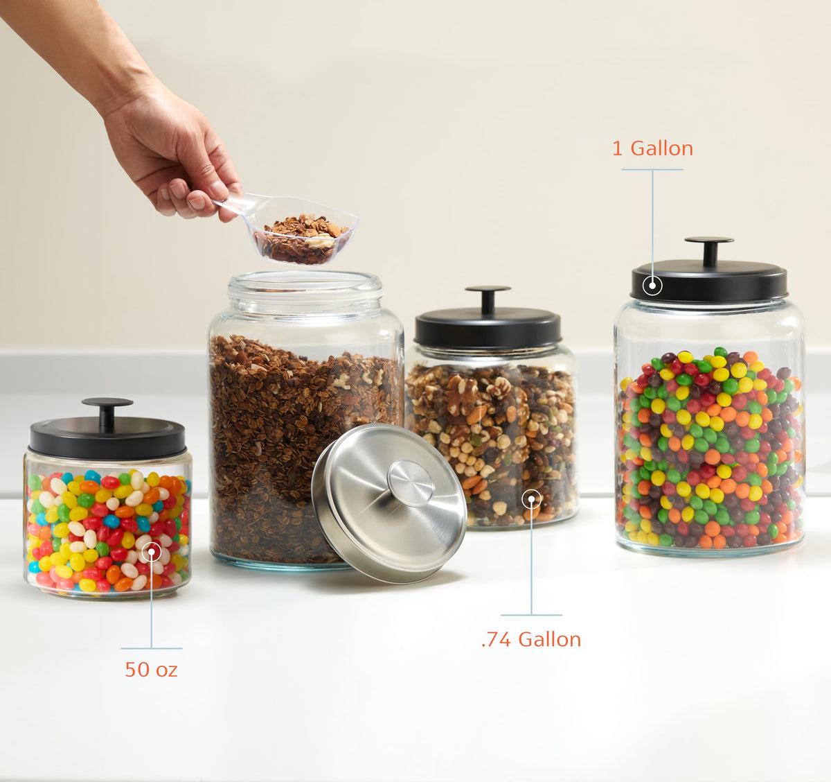 KooK glass is dishwasher safe and freezer friendly for versatile storage