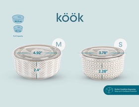 KooK Narbonne ivory lid venting during heating