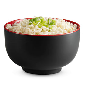 KooK ramen bowl exterior black for modern tableware and neat servings.