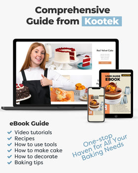 Kootek 10.6-inch straight spatula for crumb coating and smoothing