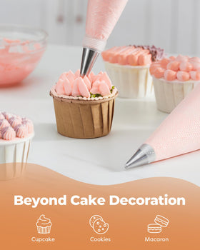 Kootek 12-inch piping bags: reusable and disposable options