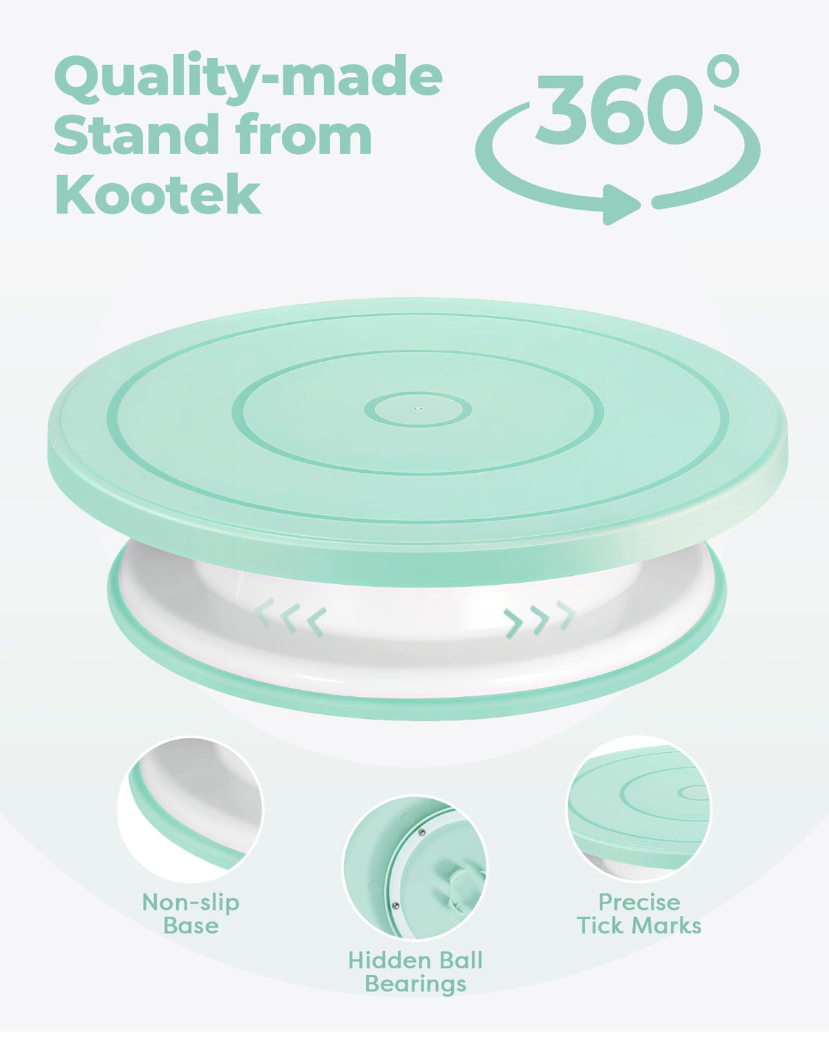 Kootek 158Pcs piping tips enable diverse borders and textures
