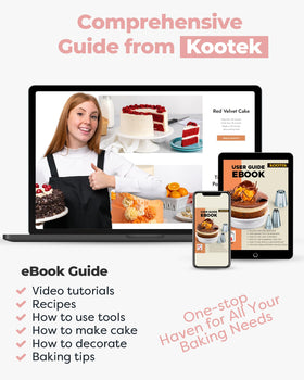 Kootek 2 reusable pastry bags for easy refilling and durable use.