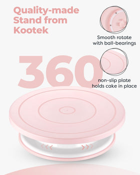 Kootek 50 disposable piping bags for clean, mess-free decorating.