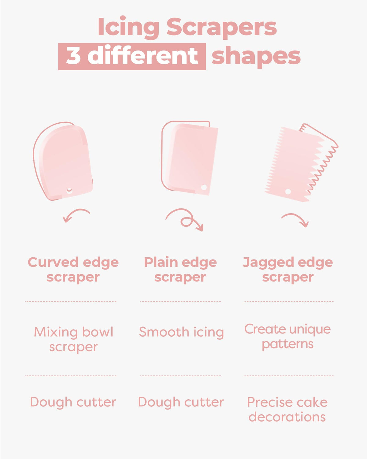 Kootek angled spatula 12.5-inch for precise layering.