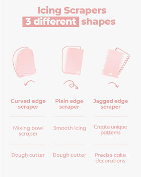 Kootek angled spatula 12.5-inch for precise layering.