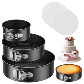 Kootek cake pan set 4-inch for precise mini cheesecakes and tarts