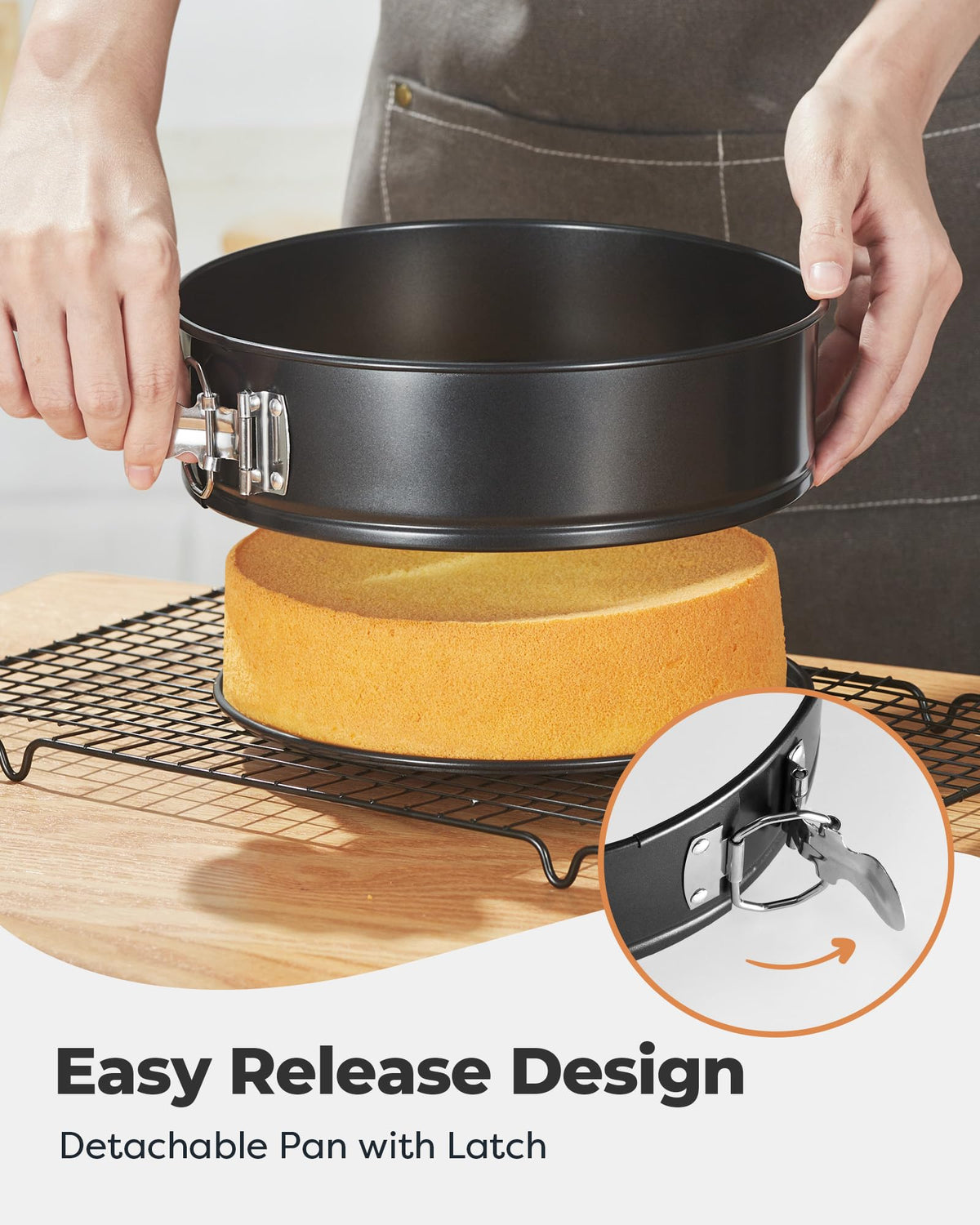 Kootek cake pan set 7-inch for standard round cakes and tarts