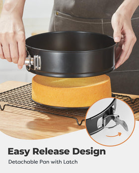Kootek cake pan set 7-inch for standard round cakes and tarts