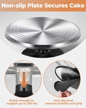 Kootek guiding lines aid precise cake positioning