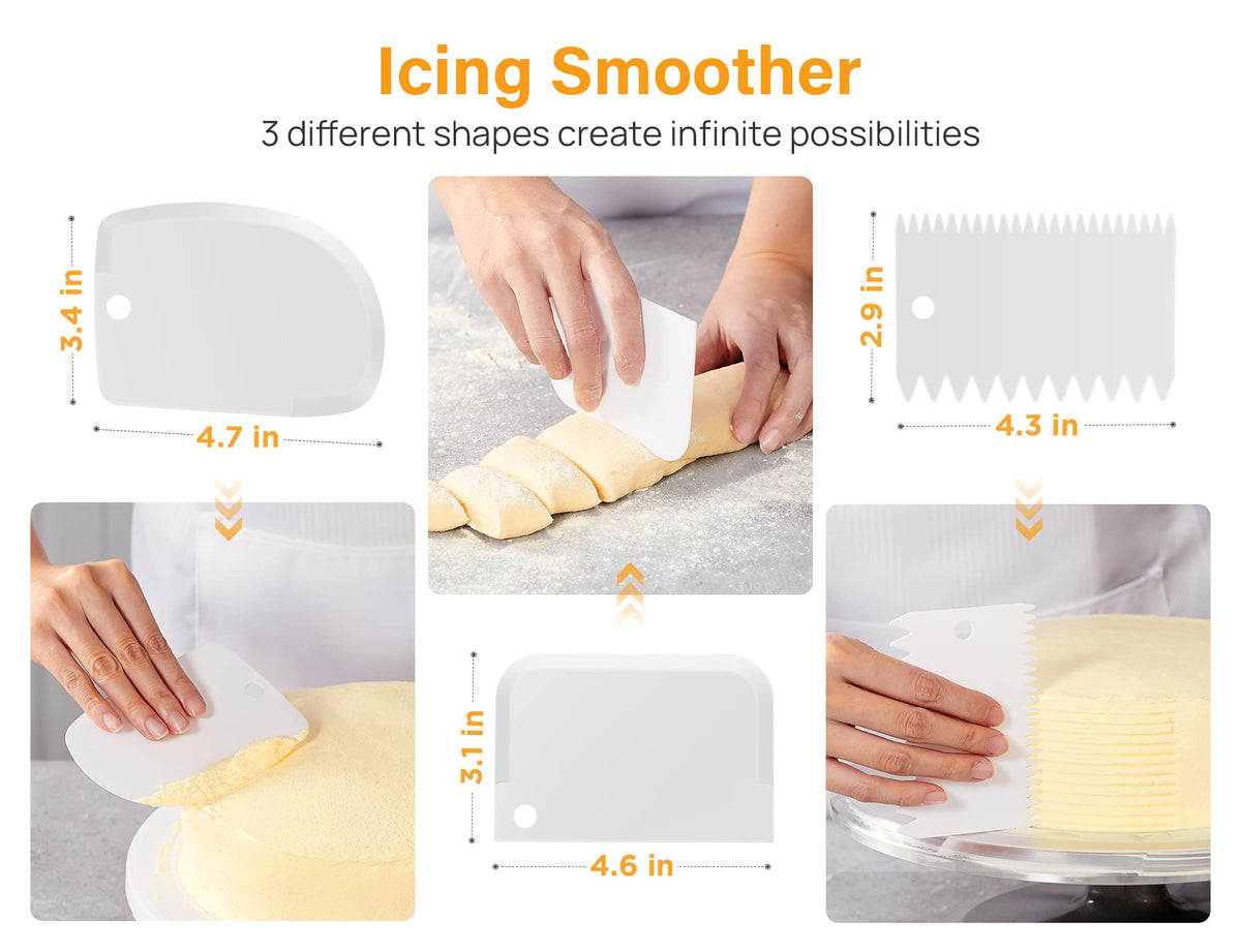 Kootek couplers simplify tip changes for quick decorating.