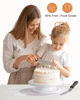Kootek rounded icing scraper for soft decorative edges