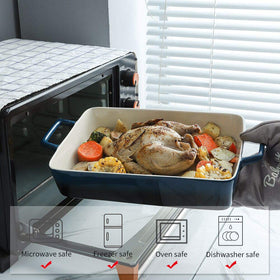 KOOV vibrant bakeware accents the dining table during gatherings.