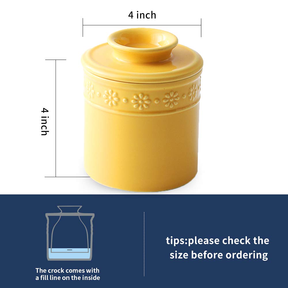 KOOV large-capacity butter keeper fits one standard stick (125 g)