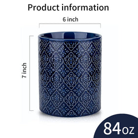 KOOV ceramic utensil holder is durable and safe for everyday use.