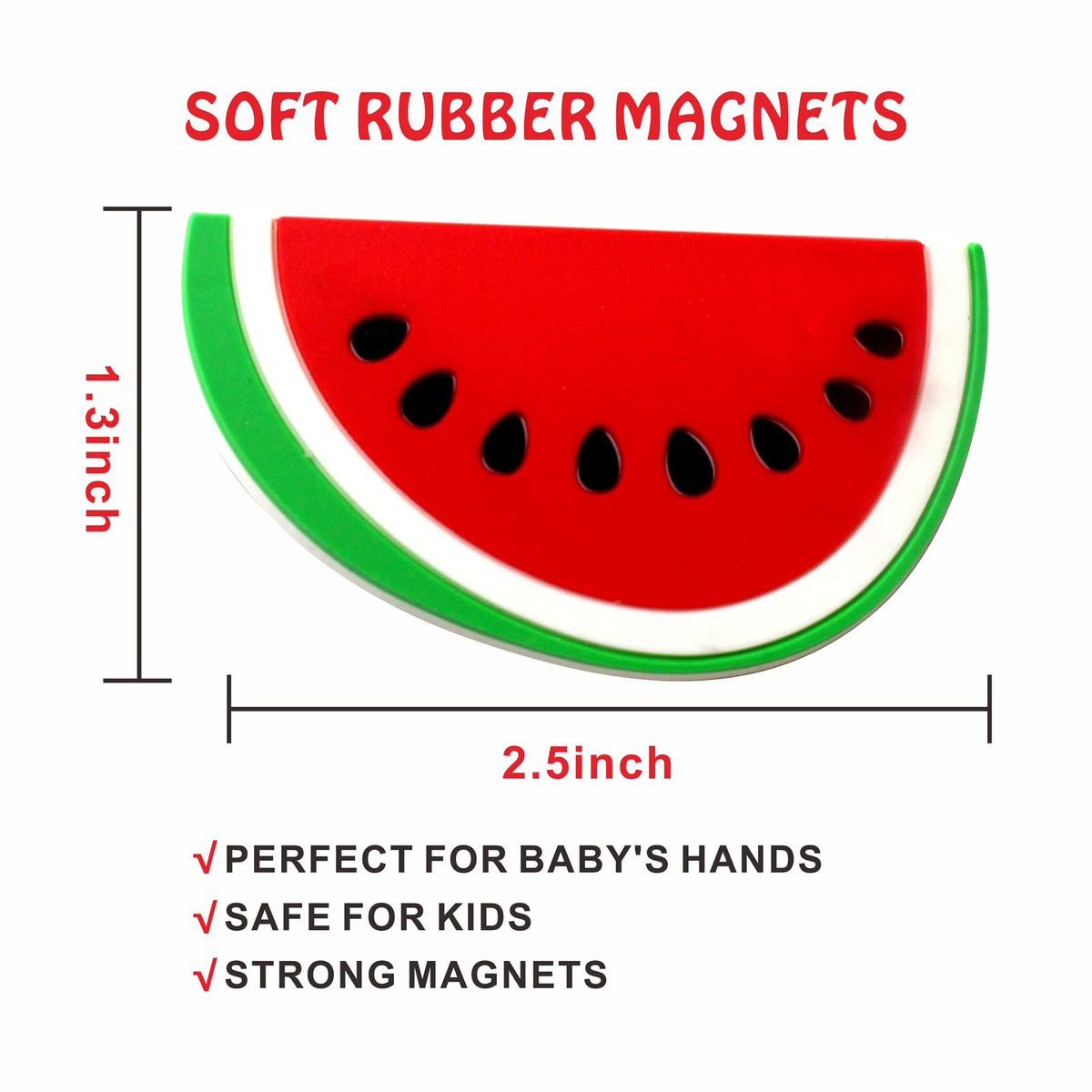 KOPADA soft rubber magnets – gentle touch for safe toddler play