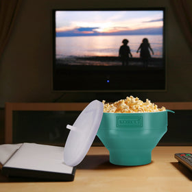 Korcci popcorn popper aqua no oil required for popcorn