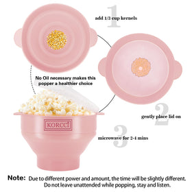 Korcci popper is dishwasher safe for simple cleanup after snacks.