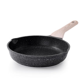 Kordisen 9.5-inch frying pan top view shows a smooth nonstick surface for easy omelets