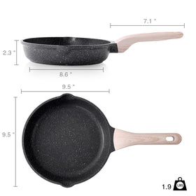 Kordisen smooth nonstick surface enabling quick cleanup after cooking