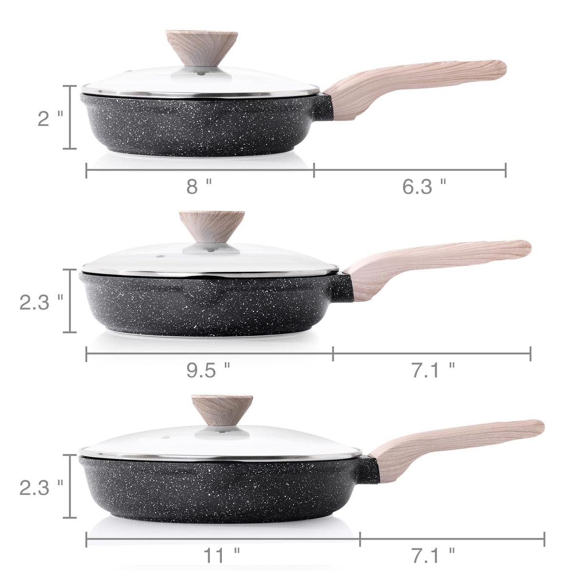 Kordisen pan pour spouts enabling mess-free pouring from either side