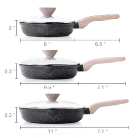 Kordisen pan pour spouts enabling mess-free pouring from either side