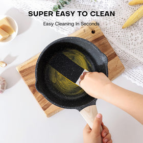 Kordisen sauce pan ergonomic handle for comfortable grip
