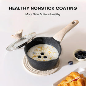 Kordisen sauce pan lid with storage for spatula