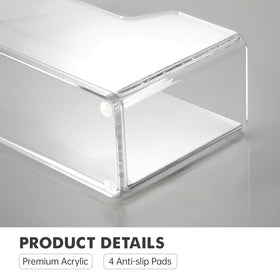Kordory acrylic towel holder adds decorative touch to any room