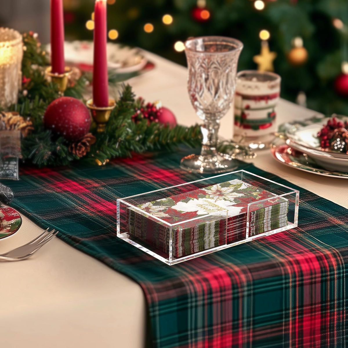 Kordory multi-use napkin holder for kitchen, office, or hospitality spaces.