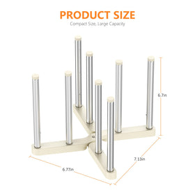 KORRTFID anti-slip base keeps rack stable on counters