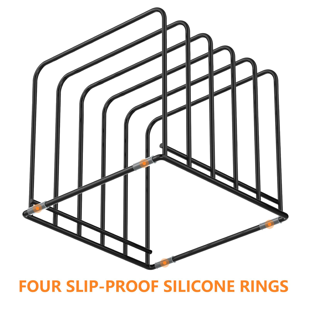 KORRTFID baking pan holder demonstrates efficient space saving.