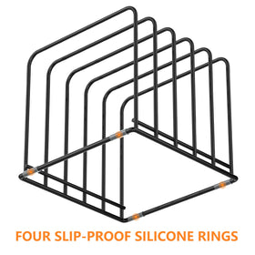 KORRTFID baking pan holder demonstrates efficient space saving.