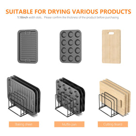 KORRTFID cutting board organizer supports multiple boards safely.