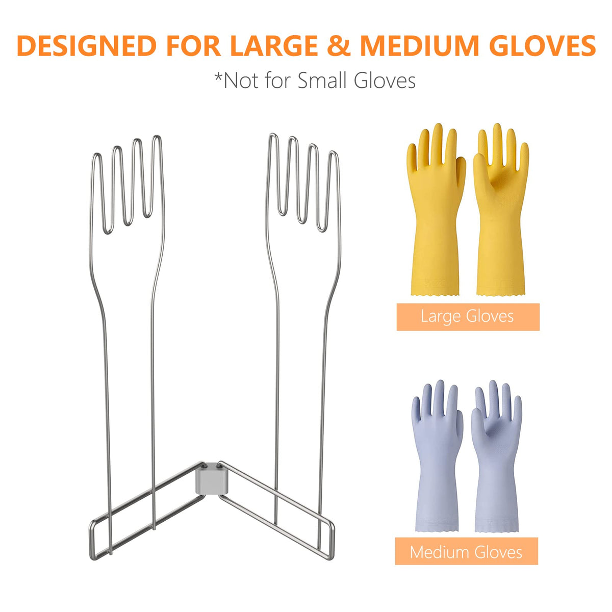 KORRTFID vertical glove drying stand promoting airflow for quick drying