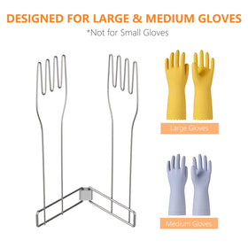 KORRTFID vertical glove drying stand promoting airflow for quick drying