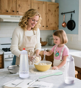 Korvanta dishwasher-safe design simplifies cleanup after baking sessions.