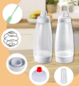 Korvanta wide-mouth bottle design allows easy filling and minimal mess.