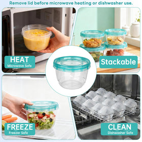 KOSBON clear-view deli container shows contents at a glance.