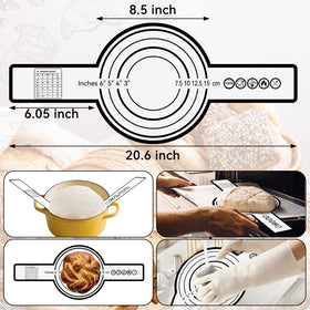 KOSBON replaceable blades and tools for versatile bread prep.