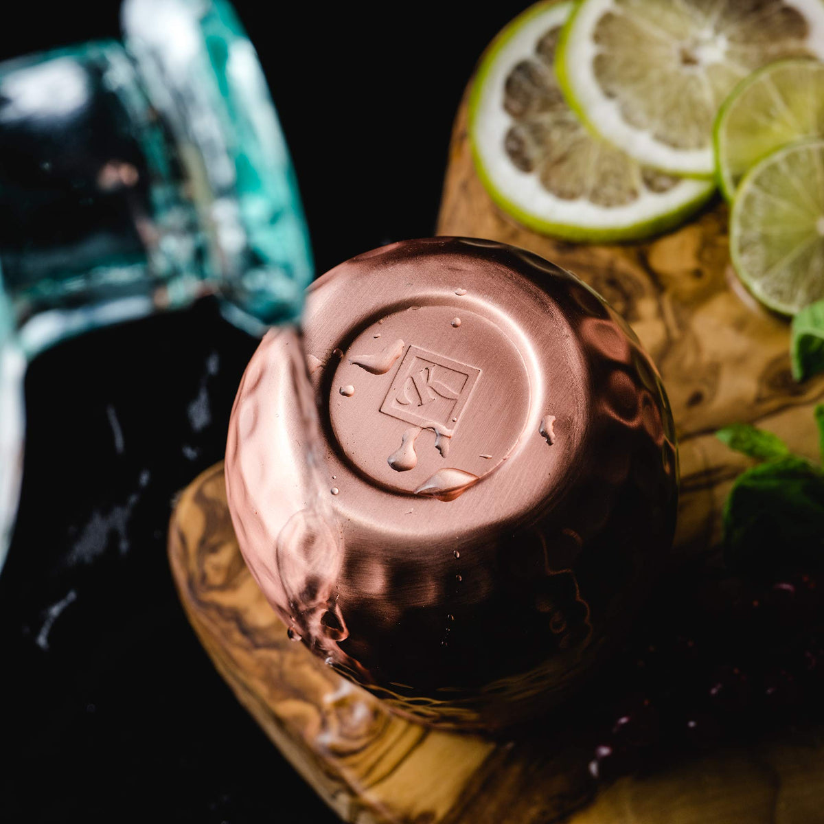 Kosdeg copper cups add style and function to your home bar.