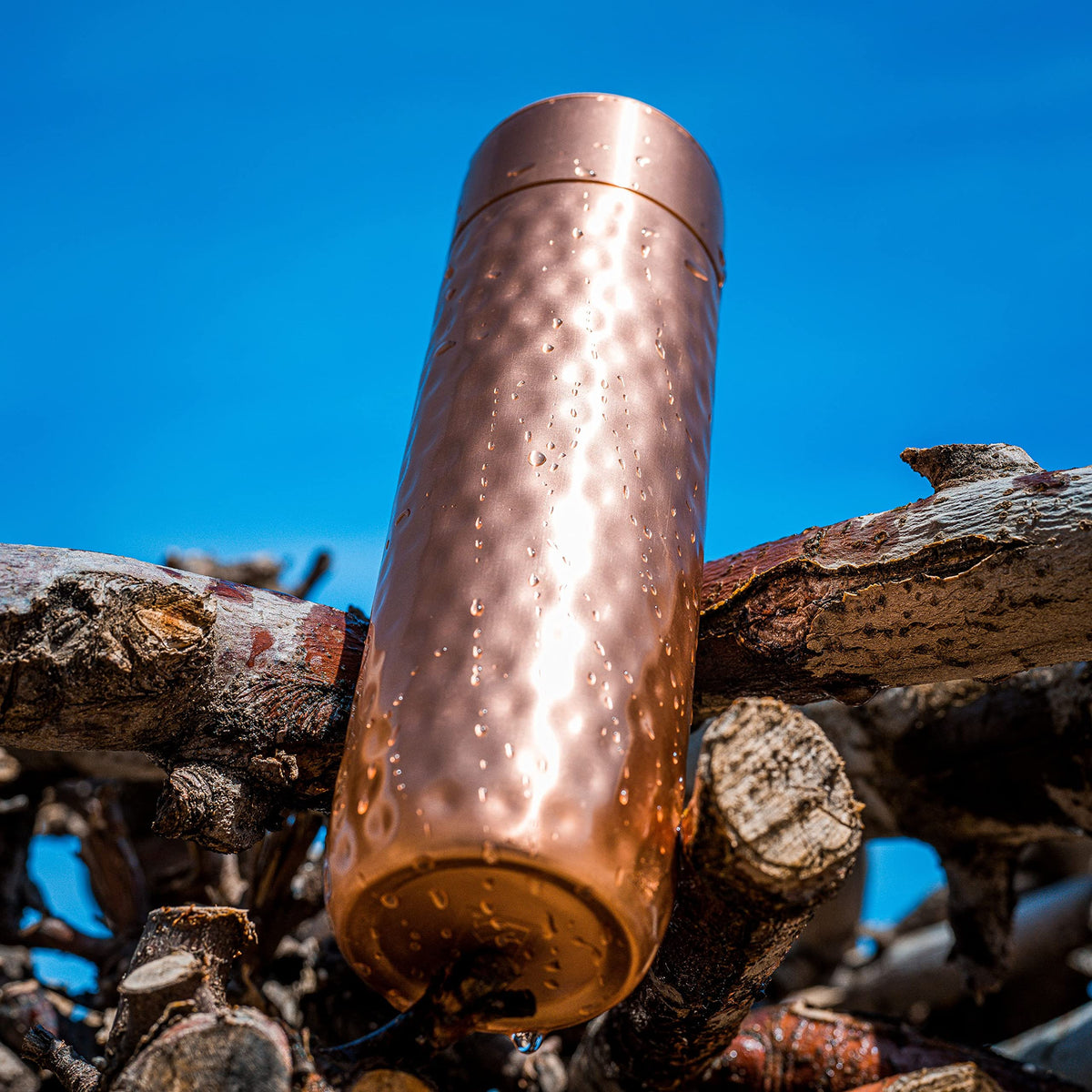 Kosdeg copper water bottle is reusable and eco-friendly for daily hydration.