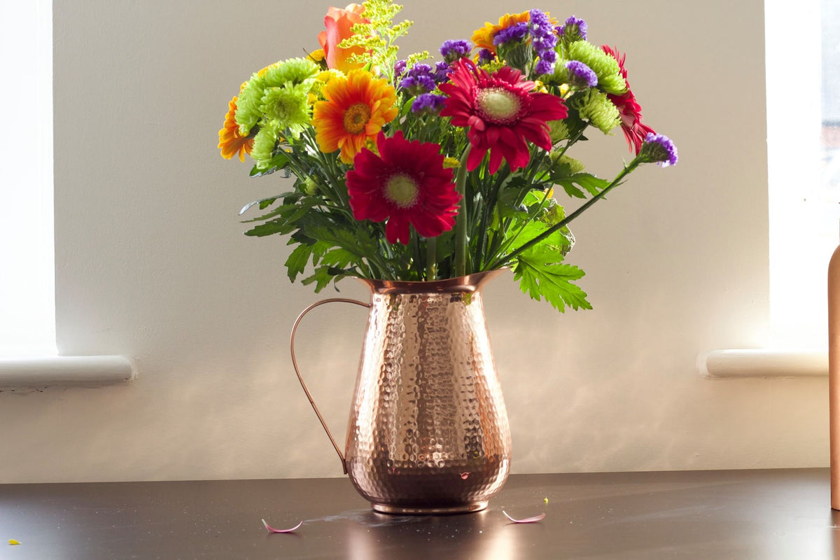 Kosdeg gift-ready copper pitcher suitable for homes and offices