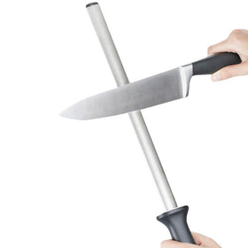 Kota Japan oval-design diamond sharpening rod shown for efficient blade maintenance.