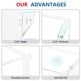 KOTEMON tray with leak-proof edge design to prevent spills