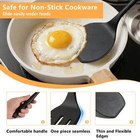 KoudHug seamless design close-up, easy cleaning on non-stick cookware