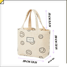Kovewon tote in action for everyday errands.
