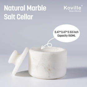 Koville dreamy white jade marble close-up showing unique veining and premium texture.